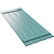 Ekena Millwork True Fit PVC, Four Board Spaced Board-n-Batten Shutters, Pure Turquoise , 23W x 32H, PR TFP101SBF23X032PT - alternate 7